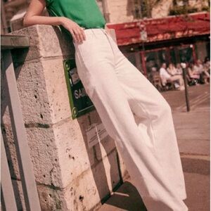 COPY - White Wide-Leg Pants sezane